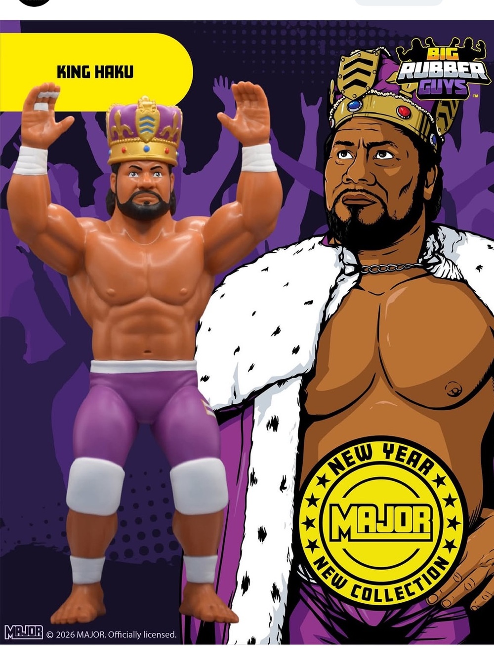 King Haku Purple Action Figure